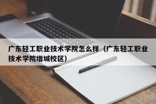 广东轻工职业技术学院怎么样（广东轻工职业技术学院增城校区）