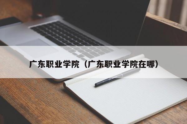 广东职业学院（广东职业学院在哪）